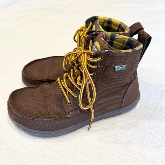Lems Boulder Vegan Boot Men Women’s 9.5 Brown Outdoor Hiking Camping Gorpcore - Picture 3 of 10